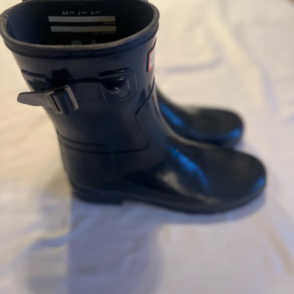 Hunter Womens Navy Rain Boots